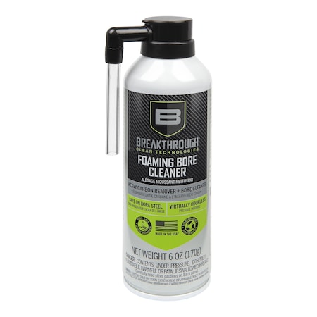 Breakthrough Clean Technologies Aerosol Foaming Bore Cleaner, 6oz, Clear BTA-CPF-6OZ